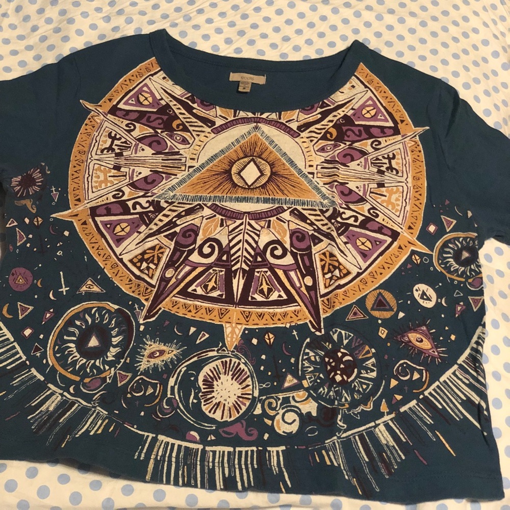 Blue Urban outfitters crop top